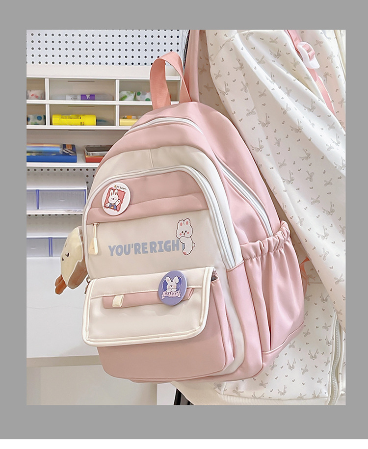 可愛少女輕便出游研學(xué)小背包ins風(fēng)百搭校園迷你雙肩包iPad平板包